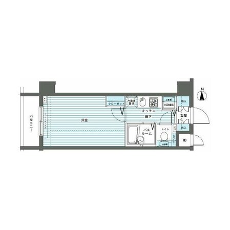 中板橋駅 徒歩9分 5階の物件間取画像